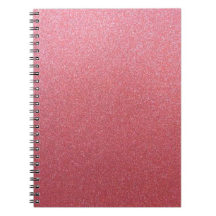 Rose Gold Glitter Notebook