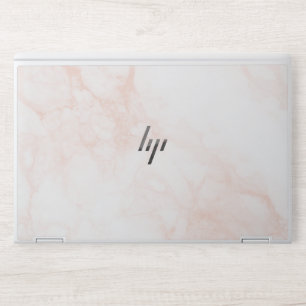 Rose Gold Glitter Ombre Marble  HP Laptop Skin