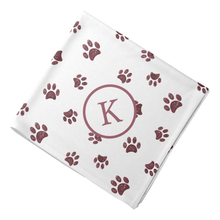 monogram bandana