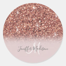 Rose gold glitter Personalized Name               