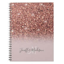 Rose gold glitter Personalized Name               