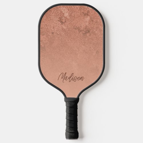 Rose Gold Glitter  Pickleball Paddle