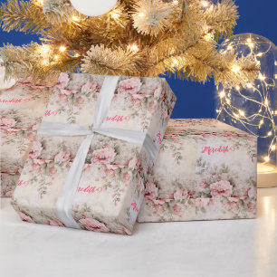 rose gold glitter,pink foil,christmas wrapping pap paper