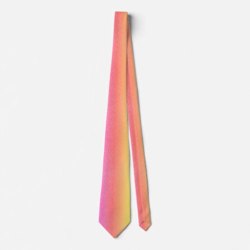 Rose Gold Glitter Pink Purple Yellow Ombre Gift Neck Tie