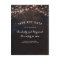 Rose Gold Glitter Rustic Nature Save the Date