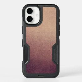 Rose Gold Glitter Sand Visual Texture Ombre Light iPhone 16 Plus Case