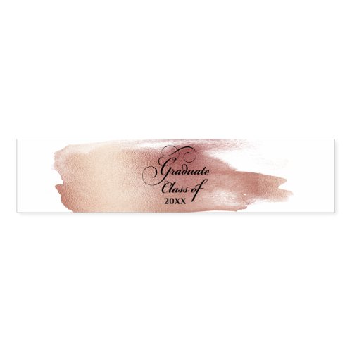 Rose Gold Graduation Class of Party Napkin Bands