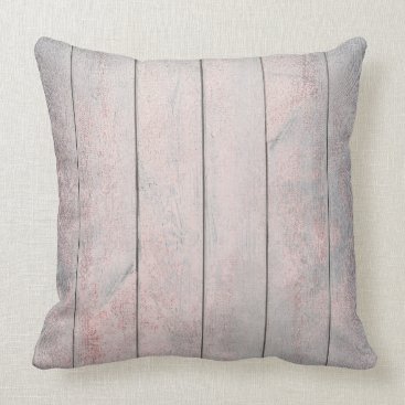 Rose Gold Gray Blush Metallic Wood Cottage Home Throw Pillow Rose Gold Gray Blush Metallic Wood Cottage Home Throw Pillow