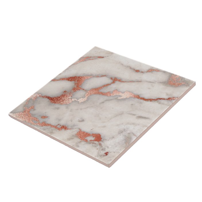 rose gold grey marble ceramic tile