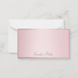 Rose Gold Hand Script Elegant Modern Template