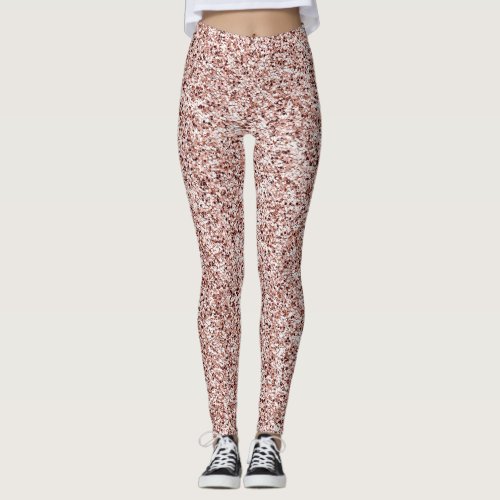 Rose Gold Heart Clipart Cute Heart Glitter Designs Leggings