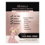Rose Gold Home Cleaning House Keeping Service Flyer
