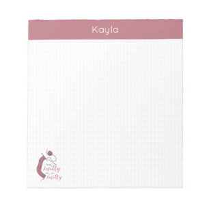 Rose Gold I Feel Knitty, Oh So Knitty Notepad