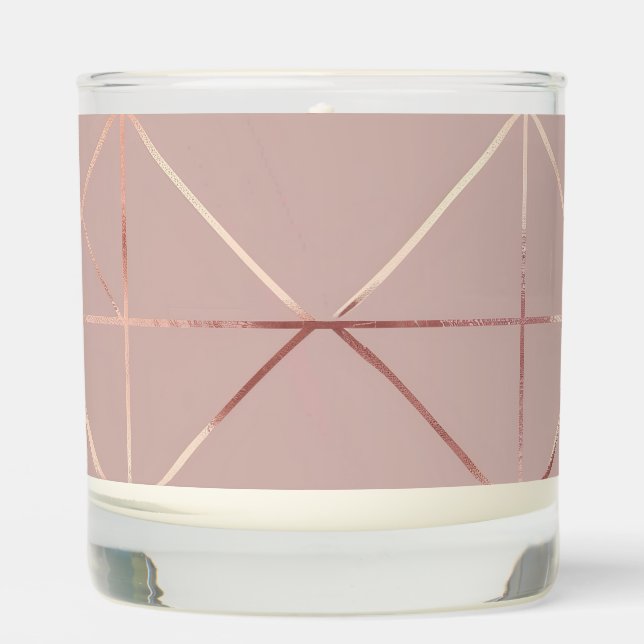 Rose Gold Jar Candle (Front)