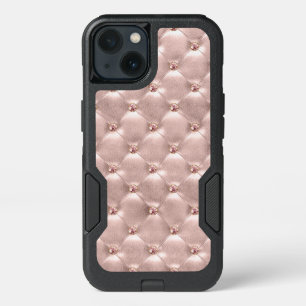 Rose Gold Jewel Bling Cushion Stitched Pillow iPhone 13 Case