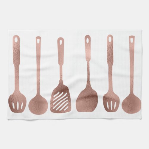 Rose Gold Kitchen Utensils  Cooking Kitchen Towel