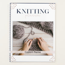 Rose Gold Knitting Planner