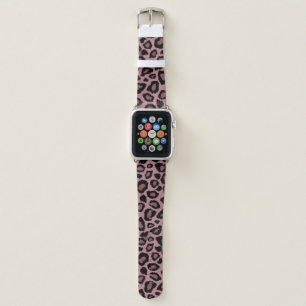 Rose Gold Leopard Pattern Apple Watch Band