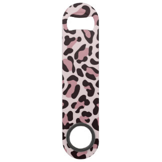 Rose Gold Leopard Print Speed Bottle Opener