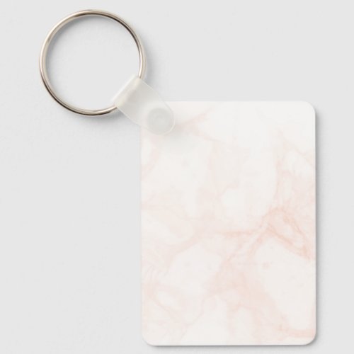 Rose Gold light pink marble texture Keychain