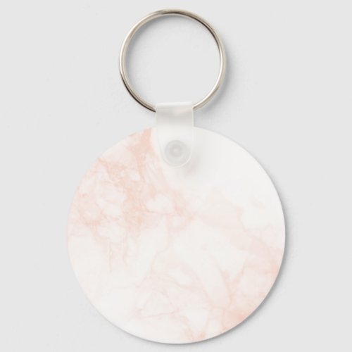  Rose Gold light pink marble texture Keychain