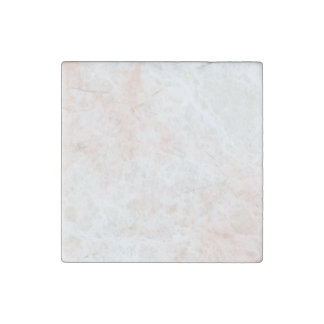 Rose Gold light pink marble texture Stone Magnet