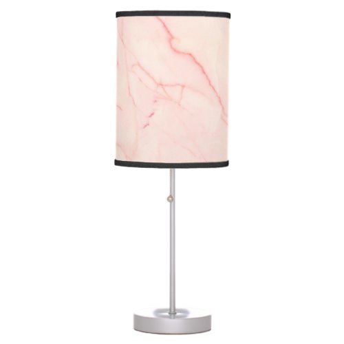Rose Gold light pink marble texture Table Lamp