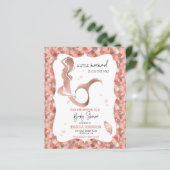 Rose Gold Little Mermaid Baby Shower Budget (Standing Front)