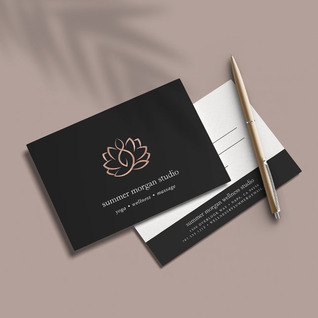 Rose Gold Lotus | Massage Spa Gift Certificate (Creator Uploaded)