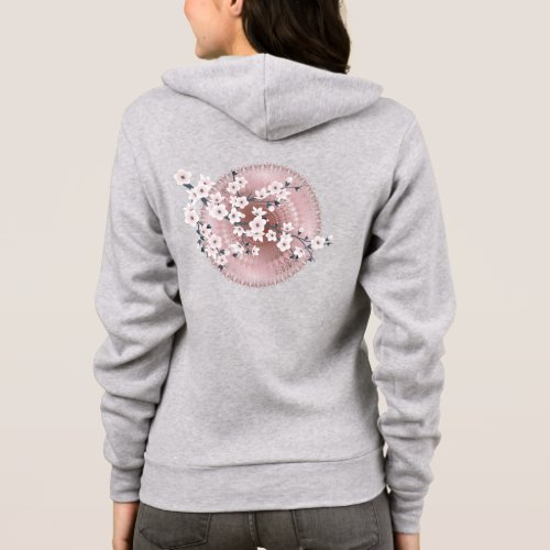 Rose Gold Mandala Cherry Blossoms  Hoodie