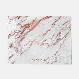 Rose Gold Marble Doormat
