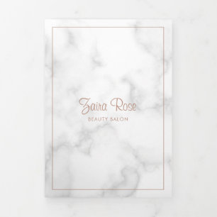 Rose Gold Marble Elegant Business Brochure