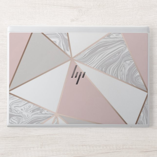 rose gold marble HP EliteBook 840 G5/G6, 745 G5/G6 HP Laptop Skin (Front)