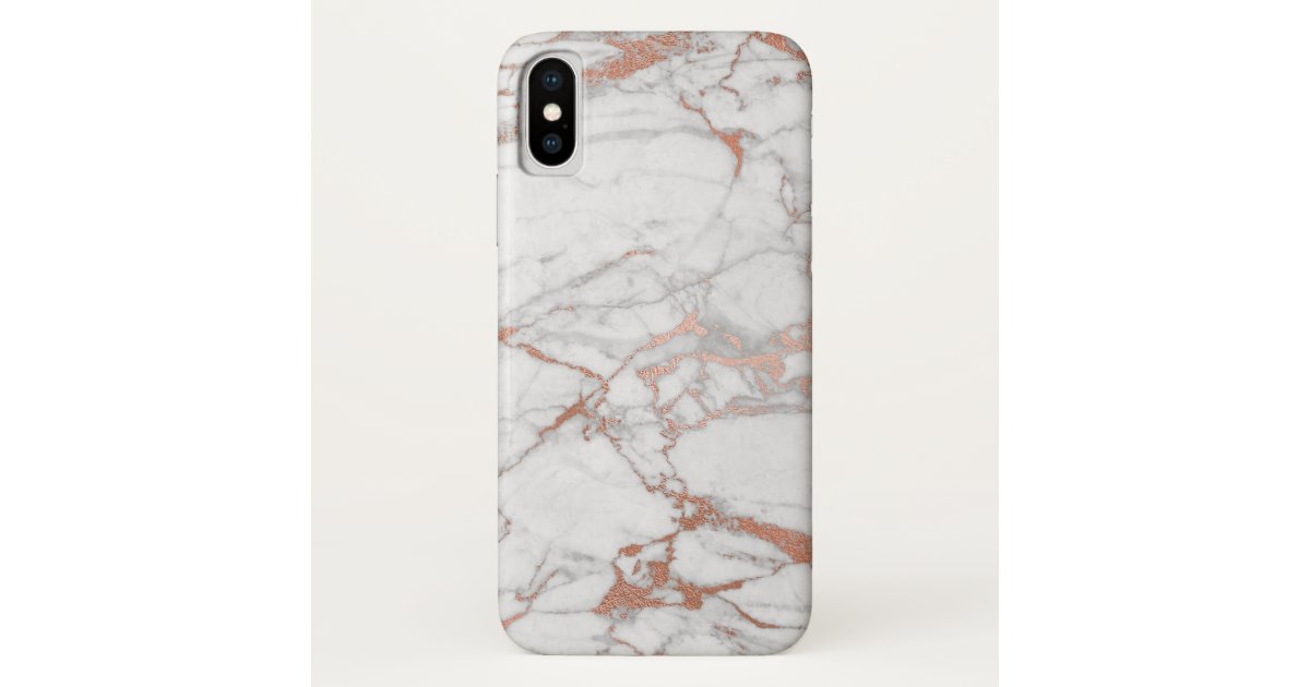 Rose Gold Marble Iphone Case