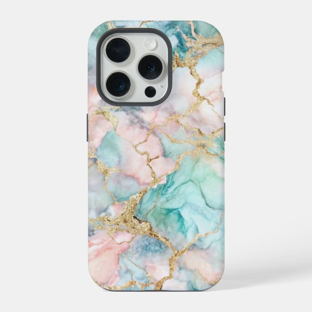 Rose Gold Marble iPhone Case (Back)