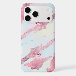 Rose Gold Marble Pastel Pattern iPhone 17 Pro Max Case