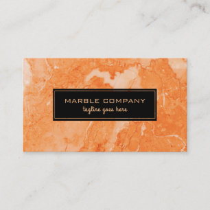 Rose-Gold Marble Stone Texture Business Card