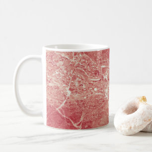 Rose Gold Marble Texture Coffee Mug