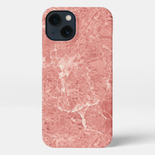 Rose Gold Marble Texture iPhone 13 Case