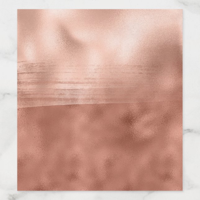 Rose Gold Metallic Shimmer Envelope Liner (Design)