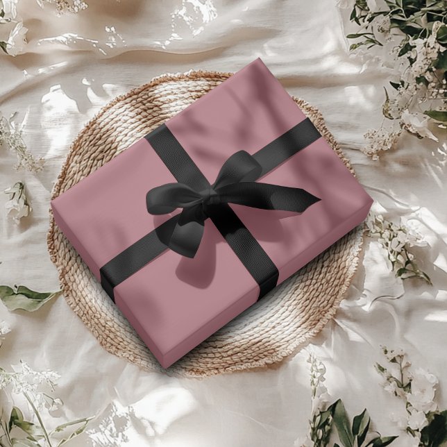 Rose Gold Metallic Solid Color | Classic | Elegant Wrapping Paper (Creator Uploaded)