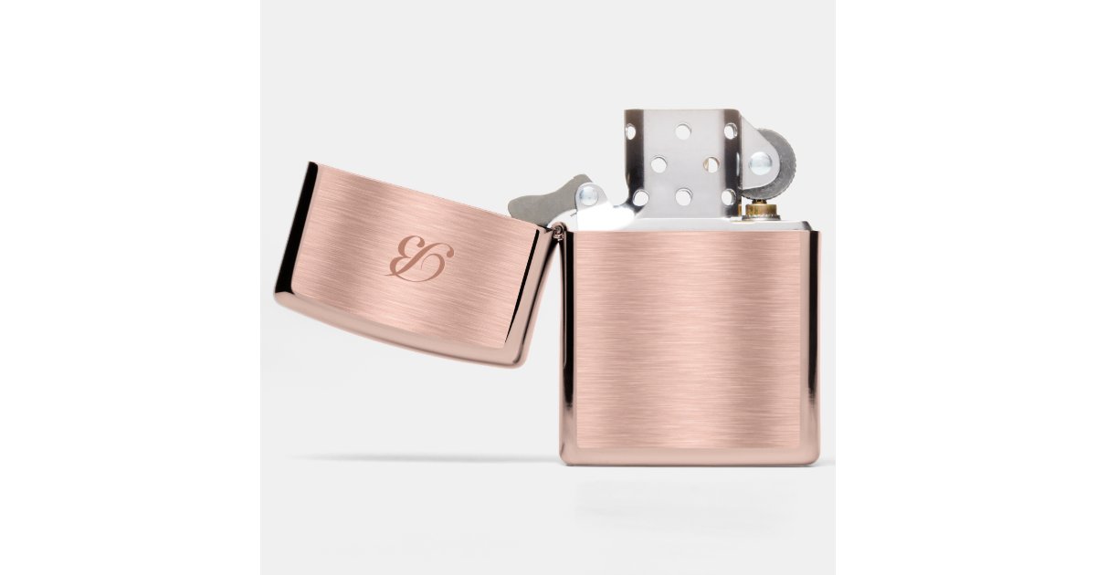 Zippo Heart Design Rose Gold Lighter