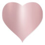 Rose Gold Modern Elegant Blank Trendy Template Heart Sticker