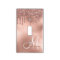 Rose gold Monogram Glitter Drips Pretty Girly