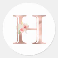 pink letter h