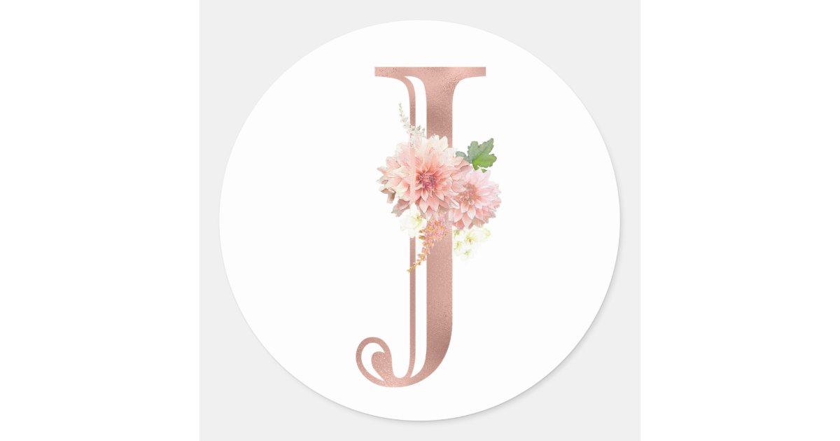 Rose Gold Monogram