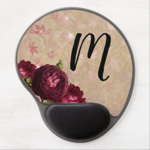 Rose Gold Monogrammed Mousepad Mouse Pad