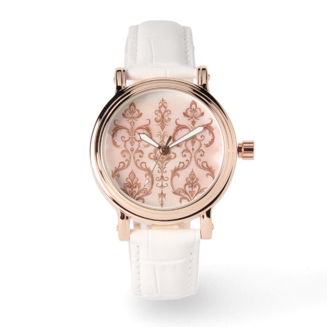 Rose Gold Mozaik, Classic,Women eWatch Watch (Front)