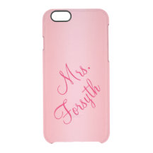 Rose Gold Mrs. Personalized iPhone 6/6s Case