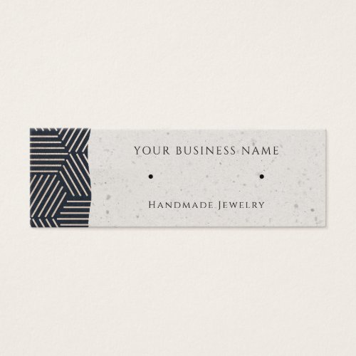 Rose Gold Navy Stud Earring Display Cards